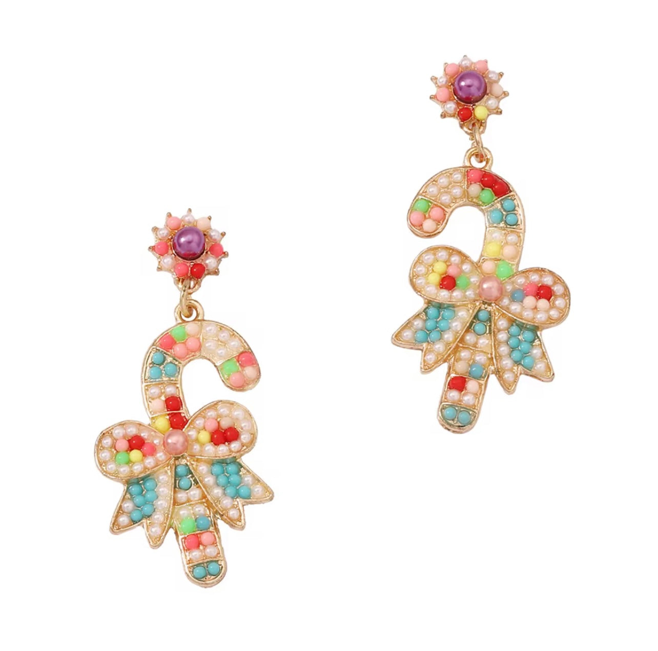 Candy Cane Earrings