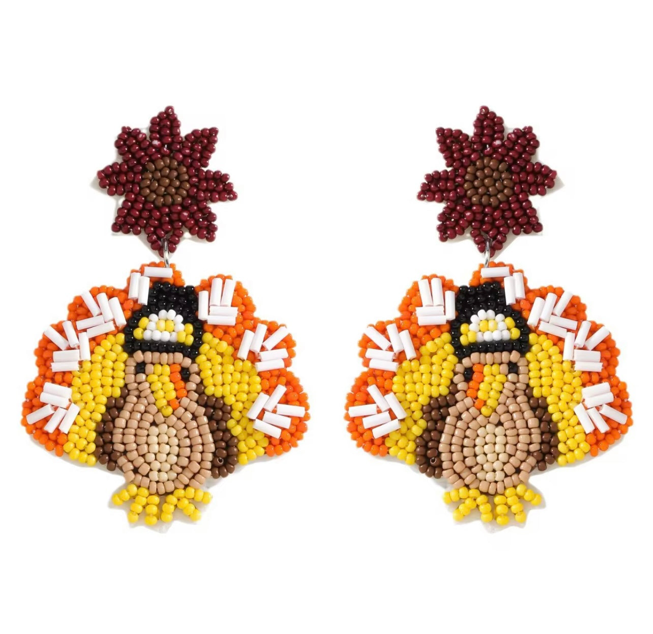 Thanksgiving Turkey Earrings