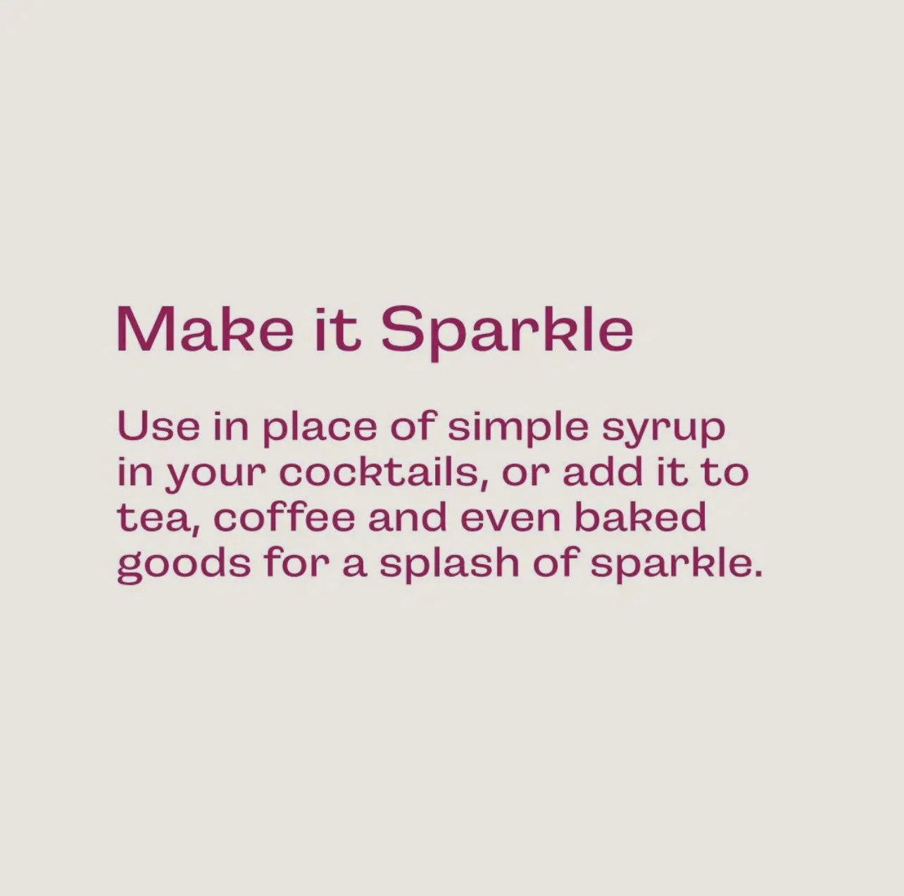 Glitter Drink Mixes