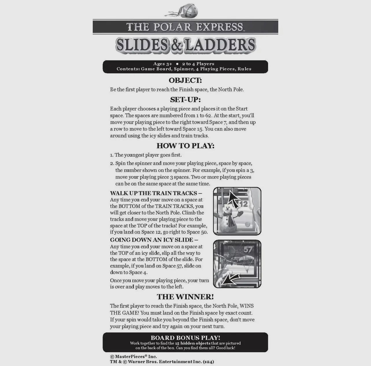 Polar Express Slides and Ladders