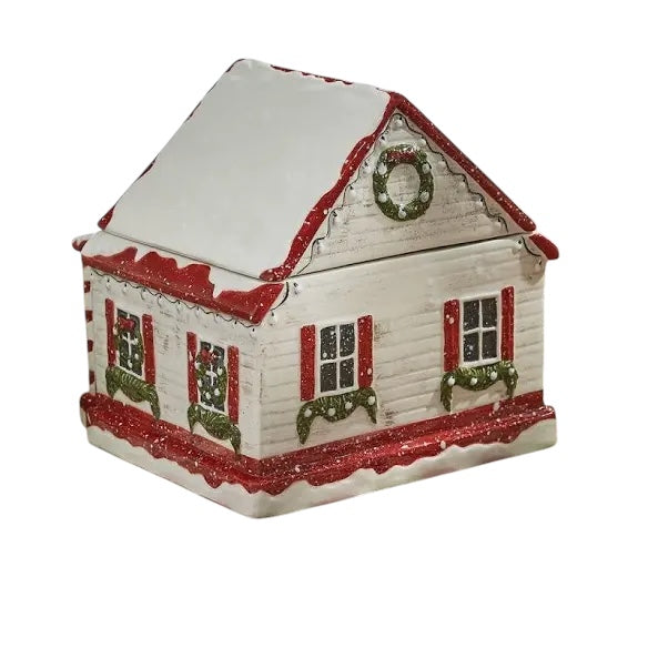 Vintage Town Square Cookie Jar