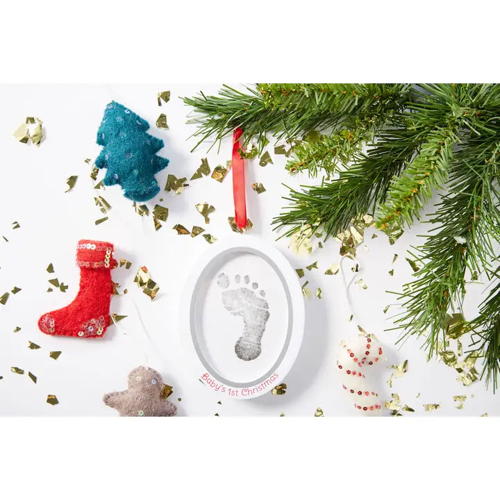 Babyprints Photo Ornament with Clean Touch Ink