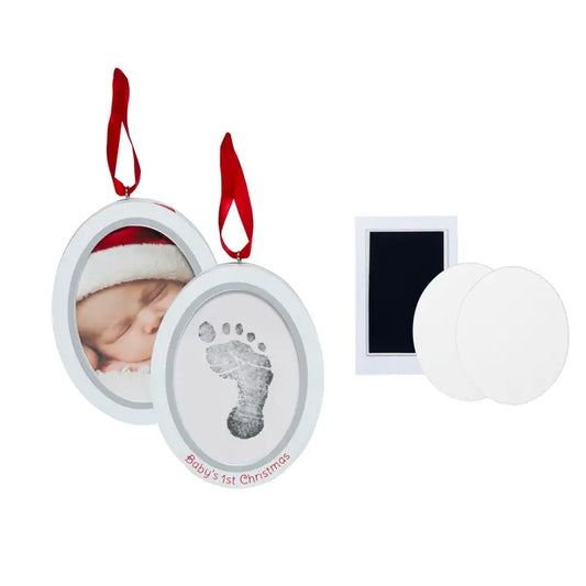 Babyprints Photo Ornament with Clean Touch Ink