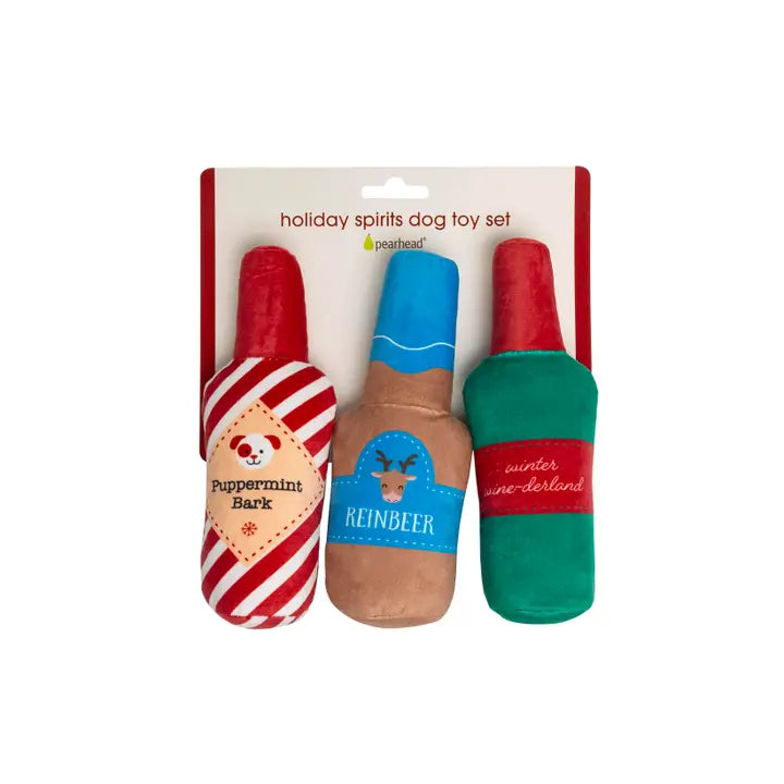 Holiday Spirits Dog Toys (3)