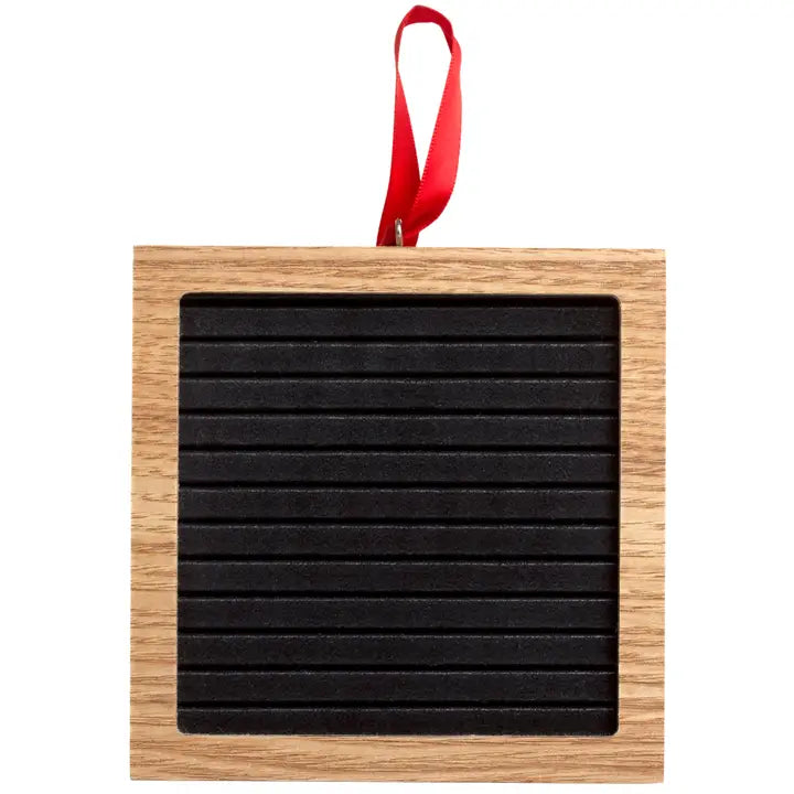 Wooden Letterboard Ornament Set