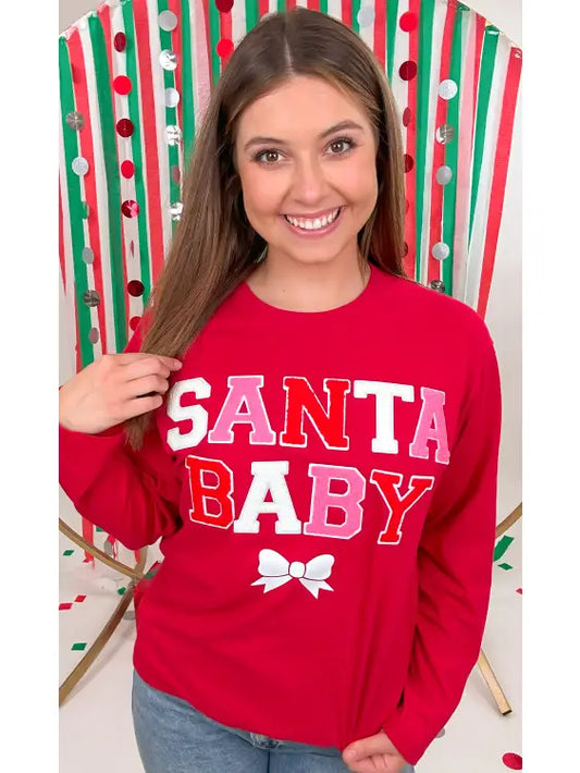 Santa Baby Long Sleeve (Plus Size)