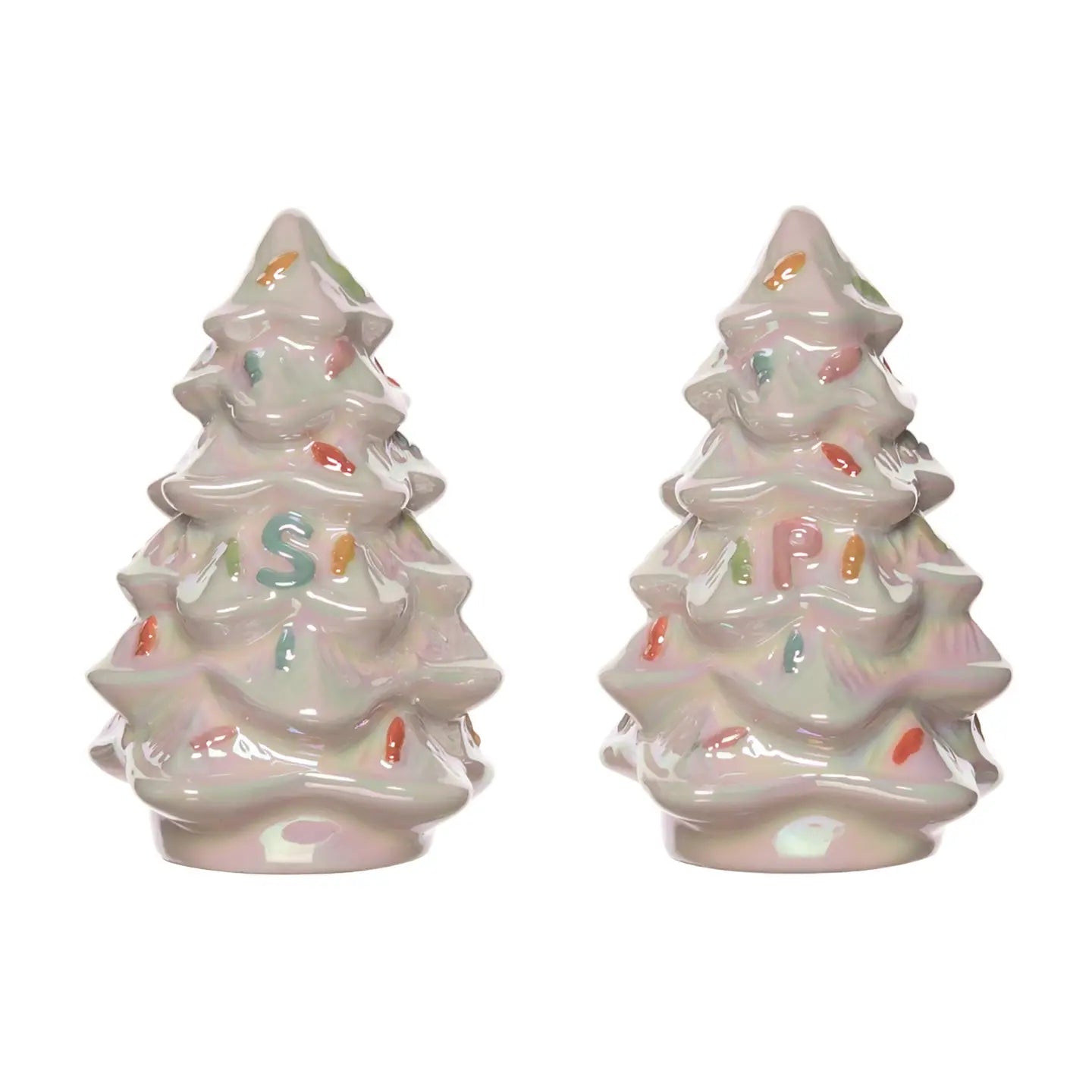 Christmas Tree Salt and Pepper Shakers