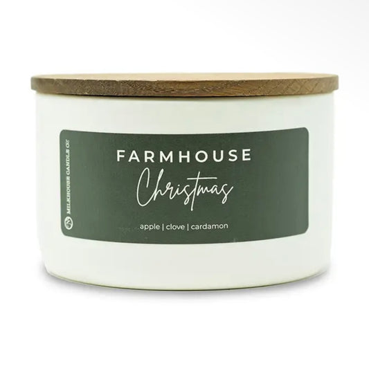 Farmhouse Christmas Candle