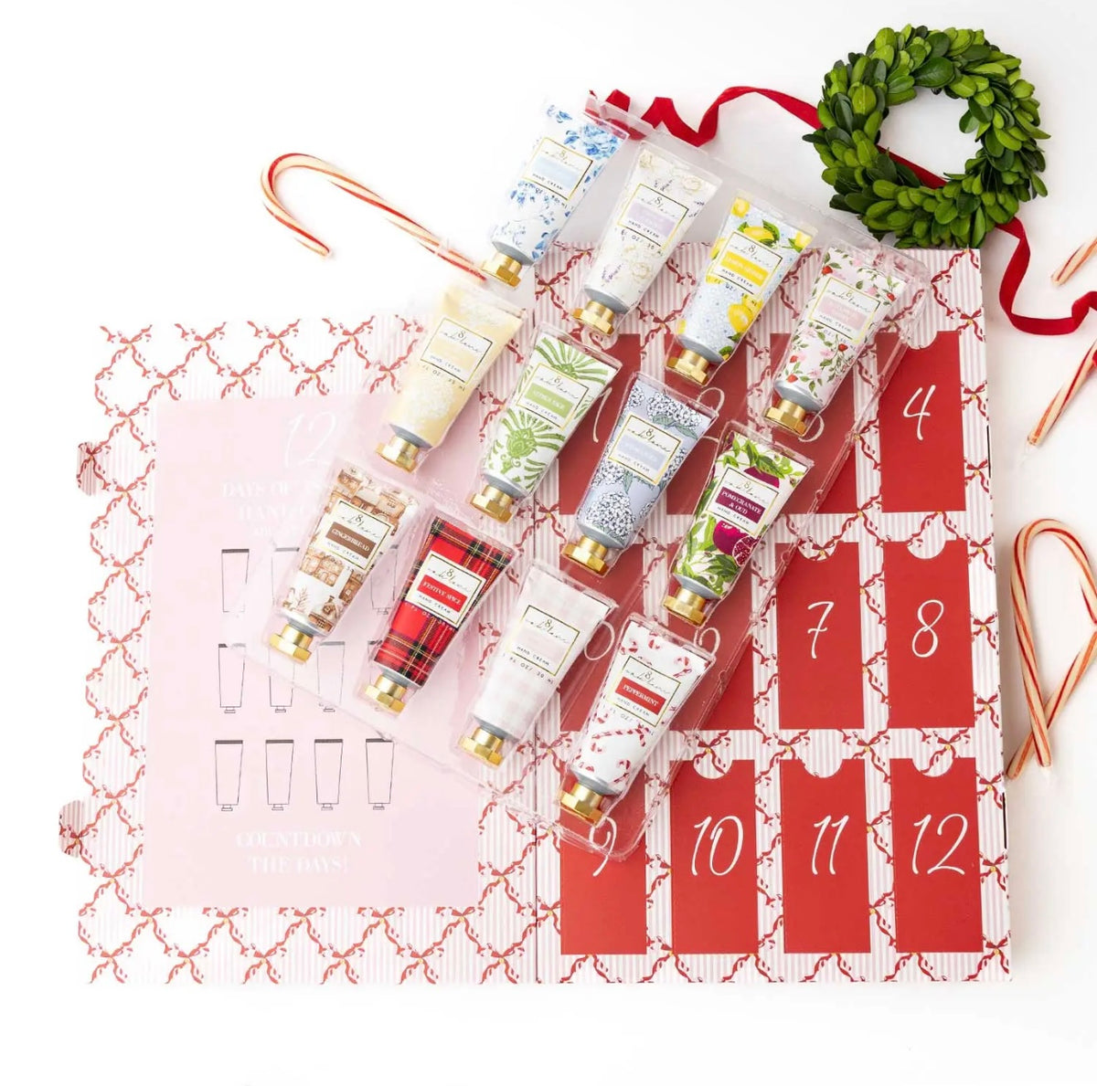 Peppermint 12 Day Hand Cream Advent Calendar