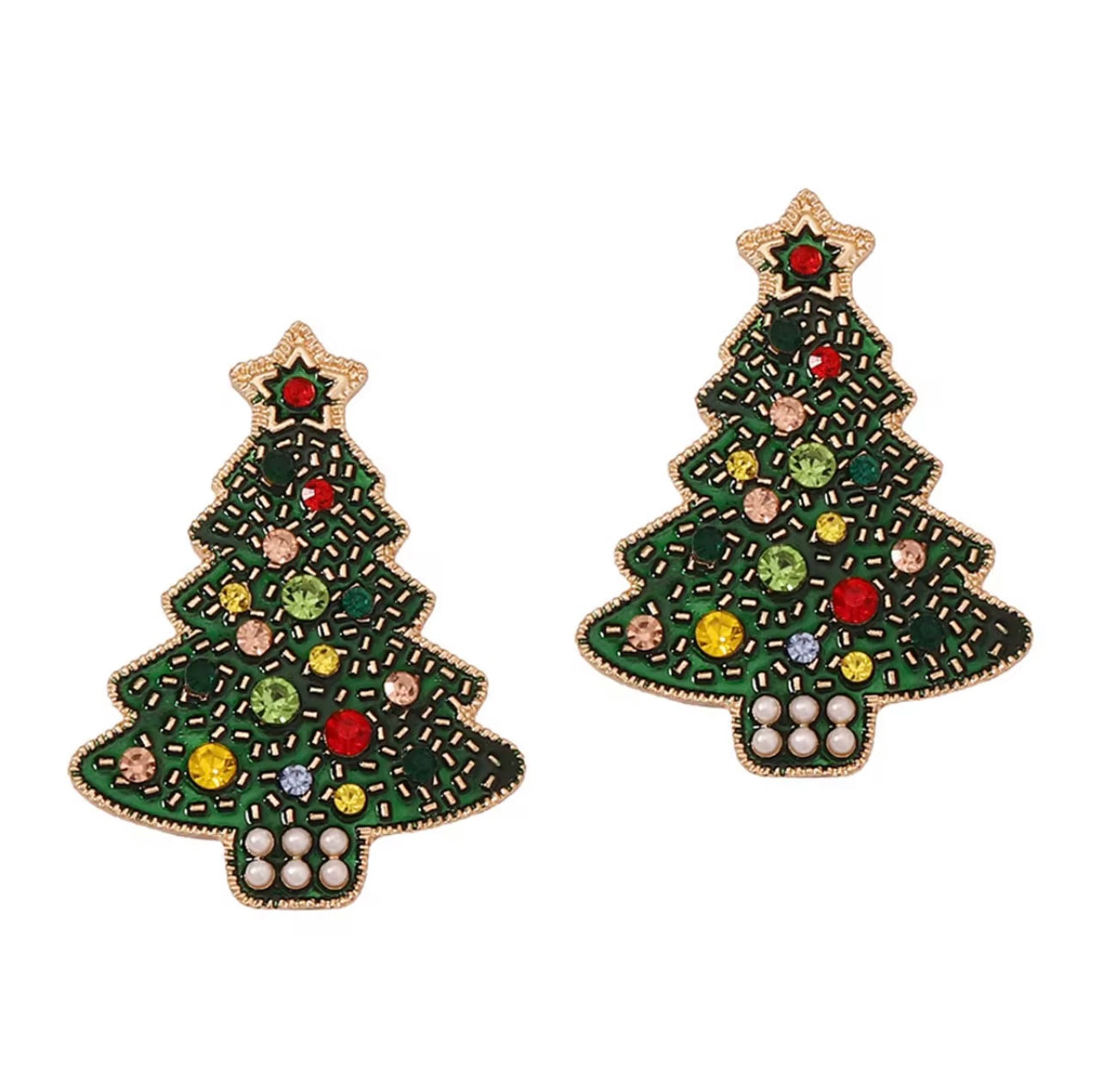 Christmas Tree Earrings