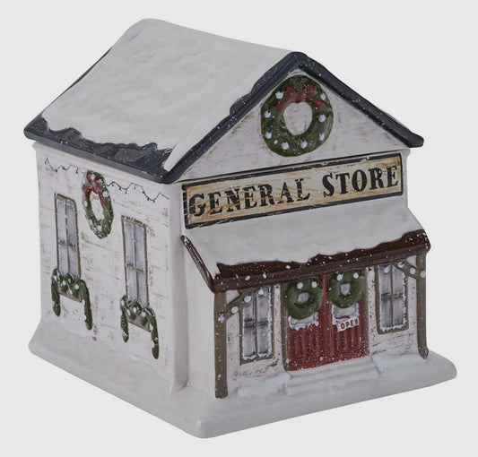 Vintage Hometown Cookie Jar