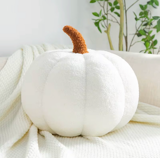 Cozy Sherpa Pumpkin Pillows