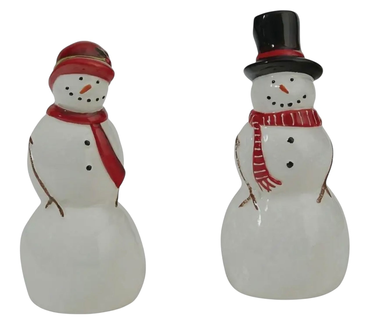 Vintage Town Square Salt and Pepper Shakers