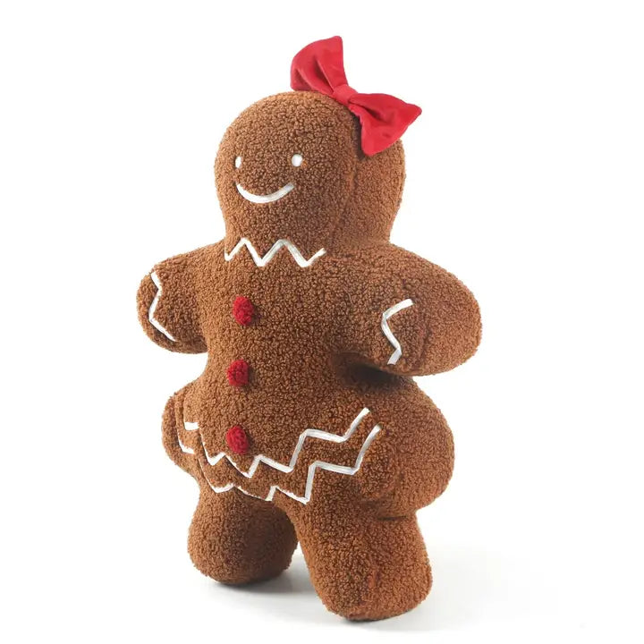 Girl Gingerbread Pillow